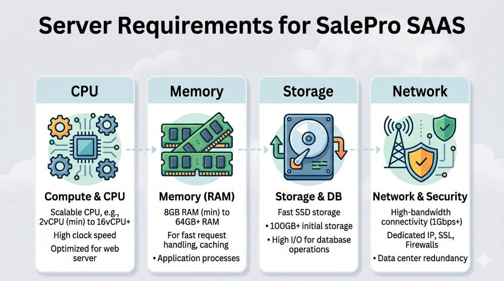 Requisitos del Servidor para SalePro SAAS